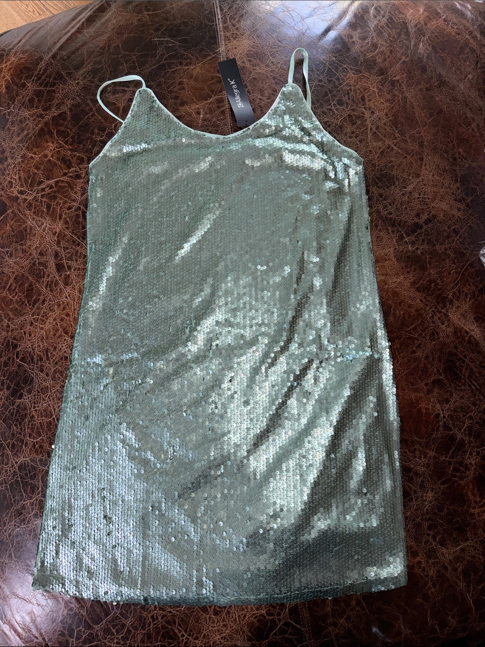 Allegra K Women’s Glitter Sequin Dress